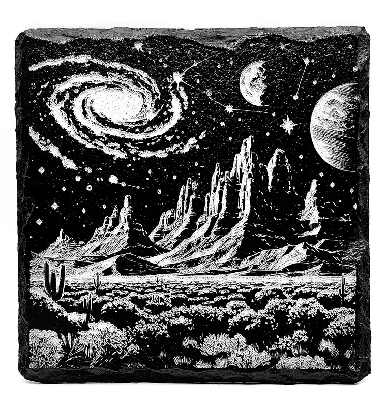 Engraved Tile - Custom ceramic engraving